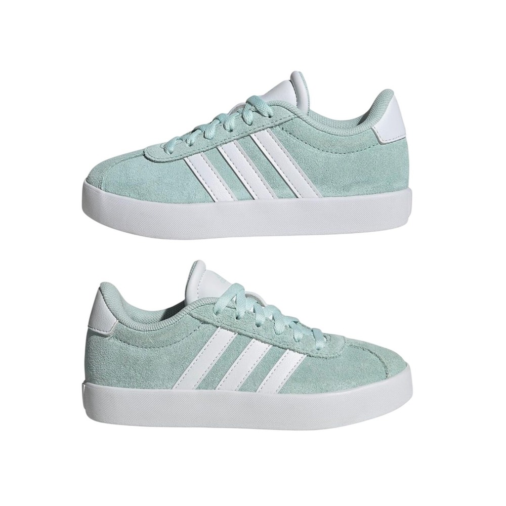 Adidas VL Court 3.0 K Kids Sneakers‎ Mint Green White IH2406 Size 12K